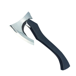 HACHE TOMAHAWK VIKING TACTIQUE EN ACIER AU CARBONE Vente en gros de haches en acier damassé pour l'extérieur - Product Image 1