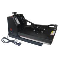 Mesin Press Panas Manual Format Besar Pelat Aluminium Tebal Mesin Press Transfer Panas Datar 40x50 40x60 40x82cm