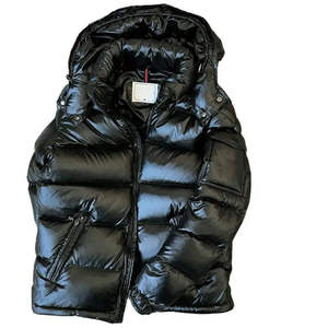 Personalizado a granel de gran tamaño ligero al aire libre Puffer chaqueta para hombres impermeable con capucha a prueba de viento de invierno al por mayor - Product Image 6