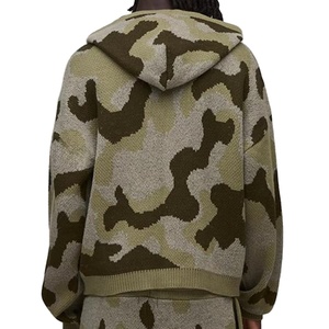 Ensemble de survêtement à capuche pour homme, tendance, en gros, personnalisé, tricoté, logo, streetwear, hiver, respirant, séchage rapide, 100% coton biologique, haute qualité - Product Image 4