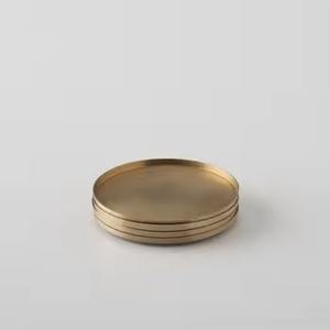 Metal Round <b>Gold</b> <b>Coasters</b> for Drinks with Elegant Quality Metal <b>Coaster</b> for Tea Coffee <b>Coasters</b> For Home Hotel Restaurant Usage - Product Image 5