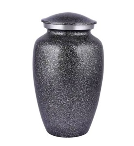Urnas de cremación de aluminio con textura elegante Acabado de metal Cremación Ceremonia de muerte Urnas decorativas Tendencia superior - Product Image 2