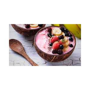 Venta superior Tamaño personalizado Ensaladera de cáscara de coco Diseño tallado hecho a mano Desechable Directamente Fabricante de Vietnam Nueva cocina casera - Product Image 4