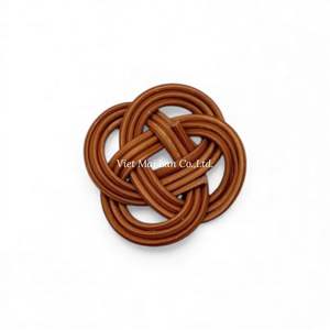 Abalorio Artesanal de Ratán de Fibra Natural para la Elaboración de Joyas, Pendientes y Collares - Product Image 2