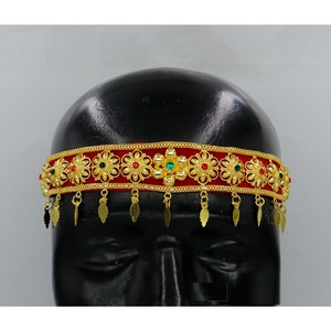 MIJ Vintage Alloy French style damdi tika bridal tika Wholesale Luxury Hair Accessories ladies fashion Forehead Hair Accessory - Product Image 6