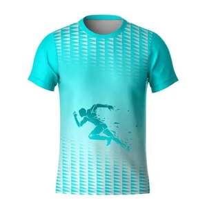 Camisetas de sublimación unisex de poliéster 100%, camisetas personalizadas de algodón y fibra de bambú estampadas en colores para hombre, venta al por mayor - Product Image 4
