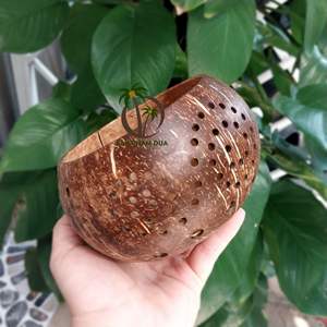 DÉCORATION DE LUXE LAMPE À COQUILLE DE NOIX DE COCO DESIGN PERSONNALISÉ LAMPE SUSPENDUE FOURNISSEUR À COQUILLE DE NOIX DE COCO AU VIETNAM - Product Image 5
