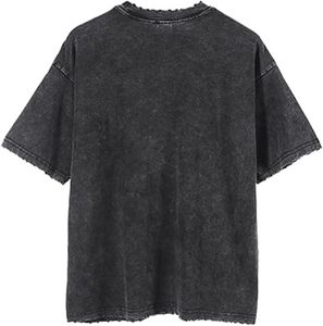 T-shirt décontracté classique pour homme, été, respirant, manches courtes, coton de haute qualité, couleur unie, col rond, style vintage, logo personnalisé OEM - Product Image 6