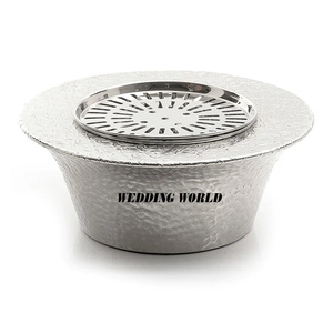 Fabricant et exportateur de métal Dallah chauffe-pot à café fait à la main de haute qualité forme ronde luxe nouveau chauffage Dua en métal - Product Image 2