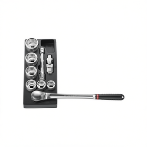 Juego de llaves de vaso Facom de 3/4'' métricas de 6 puntas con carraca K.152 y bandeja modular XL de cuadradillo para uso profesional - Product Image 2