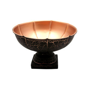 Superb Quality Metal Round Shaped <b>Serving</b> Salad <b>Bowl</b> <b>White</b> Wash <b>Serving</b> <b>Bowl</b> for Kitchen & Tabletop Decoration Handmade - Product Image 6