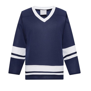 เสื้อกีฬาฮ็อกกี้น้ำแข็งของผู้ชายเสื้อกีฬาแห้งเร็วผ้าโพลีเอสเตอร์ออกแบบโลโก้ได้ตามต้องการ - Product Image 4