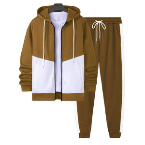 Survêtements pour hommes du fabricant personnalisé survêtements de jogging pulls zippés en polaire survêtements à capuche de style vêtements de rue survêtements pour hommes unisexes - Product Image 1