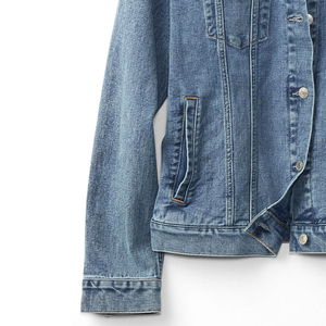 Prix bas 100% Denim vestes hommes décontracté couleur unie poche veste pour hommes Style haute qualité hommes vêtements jean veste oem - Product Image 4