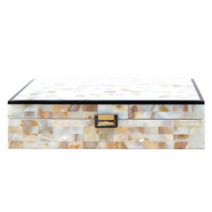 Caja de Almacenamiento de Joyas Moderna y Elegante con Cerradura TIMELESS CRAFT TC-685, Divisores para Collares, Anillos, Pendientes, Material MOP - Product Image 4