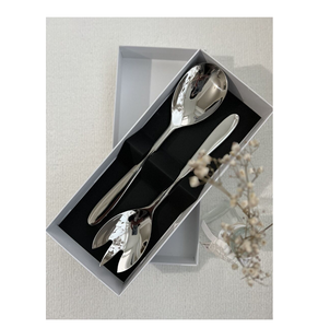 Suministro de fábrica Cuchara de ensalada de acero inoxidable Cubiertos Uso de té con mango de latón para el hogar Cuchara de vajilla Tamaño personalizado Hecho a mano - Product Image 6