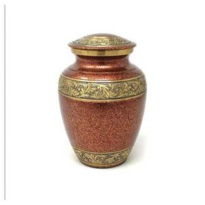 High In Demand Hand Crafted Urn Human <b>Funeral</b> Urn For Human White Aluminium Urn Cremation Exporter From India With High Quality - Product Image 6