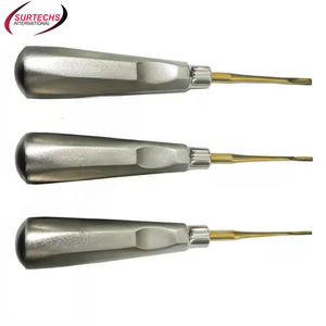 Juego de Elevadores de Raíces Manuales Surtechs, Instrumentos de Extracción Dental de Precisión, Reutilizables, con Certificación CE - Product Image 4