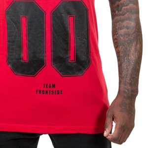 Mens <b>Red</b> Bodybuilding Stringer Tank <b>Top</b> Muscle Fit Sleeveless Gym Vest Workout Fitness Training Apparel - Product Image 6