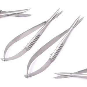 Ciseaux Westcott Tenotomy 14.2cm Instruments pour les yeux à large poignée émoussée Ciseaux Westcott en acier inoxydable Ténotomie Chirurgicale - Product Image 1