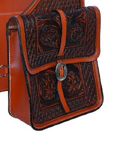 Sacs de selle de saut équestre en cuir véritable de haute qualité usinés à la main vêtements d'équitation occidentale pour chevaux - Product Image 3