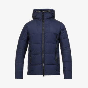 Wholesale Custom Logo Front Men's Winter <b>Canvas</b> Bubble Jacket Waterproof Hooded Breathable & Eco-Friendly Outdoor Use - Product Image 3