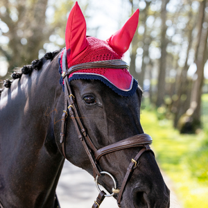 Bonnet d'oreille de cheval lavable de qualité supérieure Voile mouche au crochet léger Design élégant Fabricant pakistanais Équipement équestre - Product Image 3