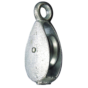 Puleggia zincata per tenda da sole 1 1/4 - Product Image 1