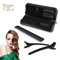 Vente directe usine Ciseaux de coiffure en acier inoxydable pliables avec étui à fermeture éclair 22 x 8,5 x 2,7 cm pour barbier et grossiste