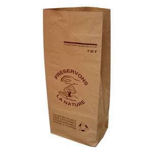 1 hoja de bolsa de papel hecha a mano, 80L, tratamiento antihumedad, logotipo personalizado, serigrafía en relieve, uso Industrial para embalaje de carbón - Product Image 1