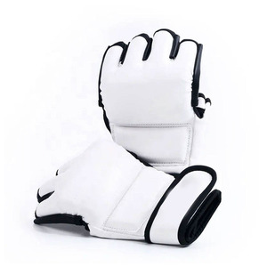 Gants de MMA professionnels avec poignées, protection UV, respirants, durables, en PU, évacuation de l'humidité, fermeture auto-agrippante, unisexe, pour le kick-boxing - Product Image 1