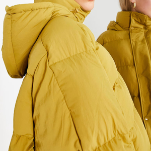 OEM Warm And Cozy Winter's Collection Comfortable Puffer Jacket With Breathable <b>Nylon</b> <b>Fabric</b> Adjustable Hooded Jacket For Women - Product Image 4