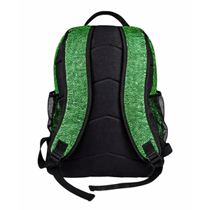 Sac à dos de cheerleading en cuir PU scintillant, doux et tendance, pour la danse, les entraînements sportifs et l'école, avec logo brodé personnalisé - Product Image 3