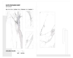 24x48in Calacatta Denim Carreaux de Porcelaine Brillante Mur et Sol 600x1200mm Egypte - Product Image 6