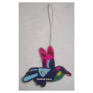 Cantidad a granel Forma de pájaro La mejor calidad y mano de obra fina Bordado y trabajo con cuentas Venta en línea Adorno colgante de Navidad - Product Image 1