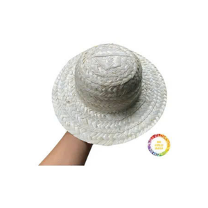 หมวกฟางเม็กซิกันถักด้วยมือจากเวียดนามหมวกฟางน้ำหนักเบาสำหรับใช้กันแดดทุกวัน - Product Image 2