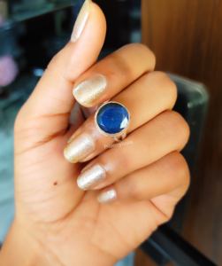 Anillos de Labradorita Natural, Anillos de Diseño Redondos de Latón Plateado, Anillos Modernos para Unisex, Regalos de Boda al por Mayor - Product Image 4