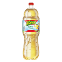 Boisson gazeuse légère Zhyvchyk Pomme avec eau et jus de pomme 1,8L PET Transparent Doré Réfrigéré