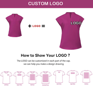 Le classique frotte des ensembles d'uniformes avec le confort court de douille et le collier de support professionnel pour les environnements propres - Product Image 2