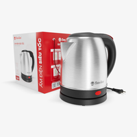 Hervidor Eléctrico de Acero Inoxidable de 1.2L con Apagado Automático y Protección Contra Ebullición en Seco para Uso Doméstico