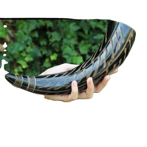 Bocina de búhos, claxon vikingo con esmalte brillante para decoración de boda a precio asequible - Product Image 1