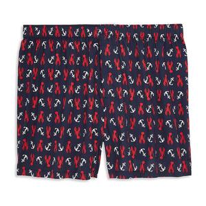 Men's Summer Casual Eco-Friendly Printed Shorts High Street Style Lightweight Breathable Windproof <b>Elastic</b> Waistband - Product Image 4