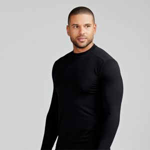 Top de manga larga de lana merino para hombre, ligero y transpirable, perfecto para senderismo y deportes al aire libre - Product Image 6