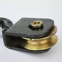 Poulie universelle en acier au carbone pour câble, bloc de remorquage pour treuil de remorque, poulie de remorquage robuste pour camion de dépannage