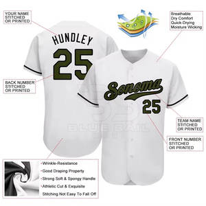 Nueva Llegada Ropa Deportiva 100% Poliéster Jersey de Béisbol Mejor Precio Oferta Jersey de Béisbol Hecho en Pakistán - Product Image 3