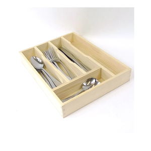 Haute qualité 24 pièces couverts en acier inoxydable ensemble de couverts en or ensemble de couverts cuillère de mariage et fourchette couteau couverts avec boîte en bois - Product Image 6