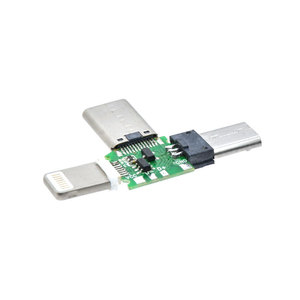 1 Kéo 3 Micro Nam + Loại C nam + app-le nam USB 3.0 3 trong 1 cổng cáp sạc bán thành phẩm với bảng PC - Product Image 5