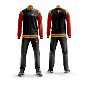 Vente en gros d'usine de survêtement de football personnalisé par sublimation survêtement de football pour enfants survêtement de football personnalisé à demi fermeture éclair - Product Image 3