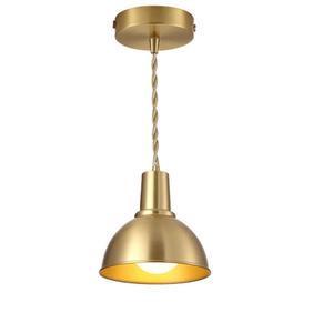 Lámpara colgante con acabado dorado, colgante de metal decorativo simple para el hogar, fabricante y proveedor de India - Product Image 1