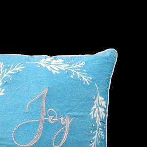 Funda de Cojín Decorativa de Terciopelo con Diseño Bordado para Navidad - Product Image 2